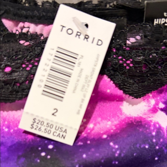 Torrid Purple Galaxy Print Hipster Panties - Picture 3 of 5